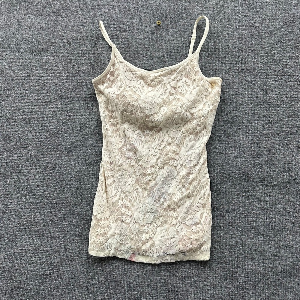 Express Cami Womens Size S Beige Floral Lace Adjustable Strap Bra Camisole NWT